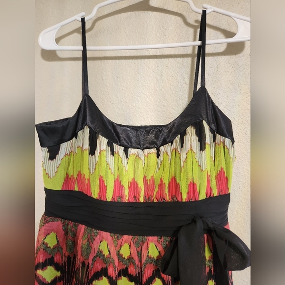 Sangria Multicolor Lined Sleeveless Dress Size 8 Petite - Picture 3 of 9